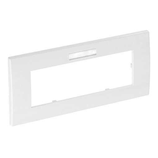 Espelho Modul 45, triplo 84x185mm Policarbonato branco puro RAL 9010