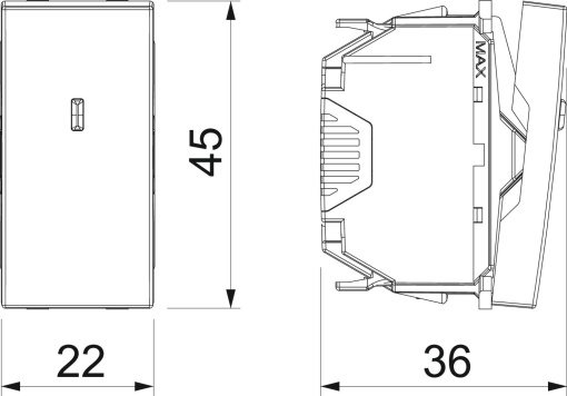 Comutador com luz de controlo 10 A, 250 V Policarbonato cinzento antracite RAL 7021