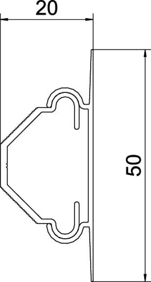 Calha Conj.RAUTRIGO 35x35 9010 L2,5m Policloreto de vinilo branco puro RAL 9010