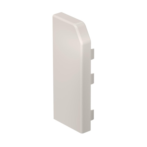 Topo esquerdo RAUDUO 40x105 L 9001 Policloreto de vinilo branco RAL 9001