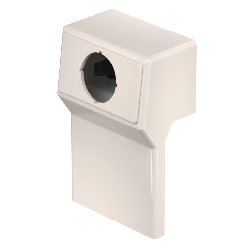 Suporte de aparelhos vazia RAUDUO 40x105 RAL9001 Policloreto de vinilo branco RAL 9001
