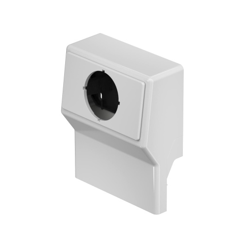Suporte de aparelhos vazia SL5070 com espelho 7035 Policloreto de vinilo cinzento claro RAL 7035