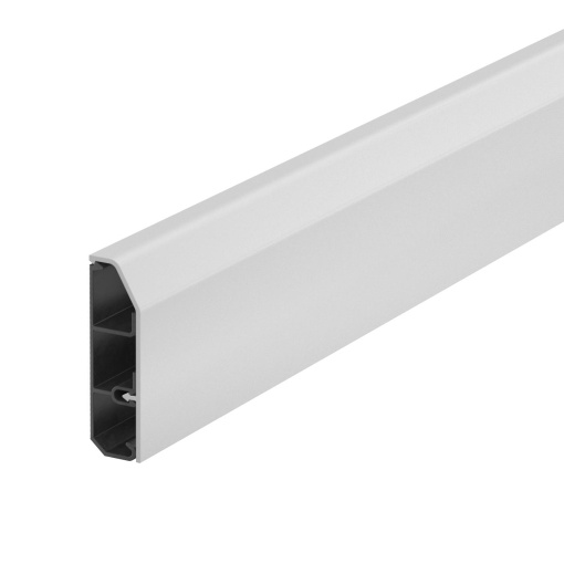Calha de rodapé SL Set 20x70 7035 Policloreto de vinilo cinzento claro RAL 7035