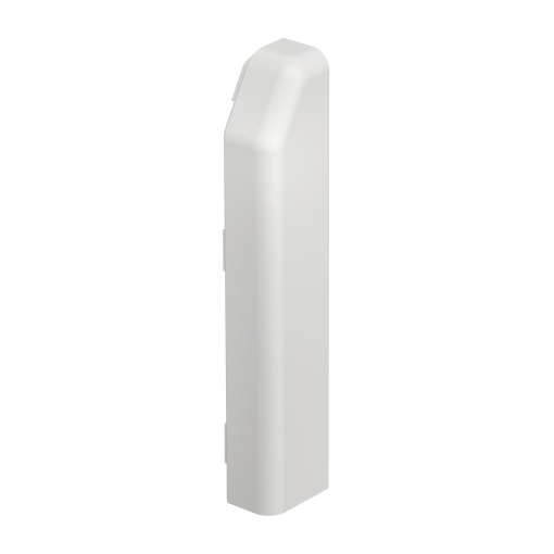 Topo direito SL 20x110 9010 Policloreto de vinilo branco puro RAL 9010