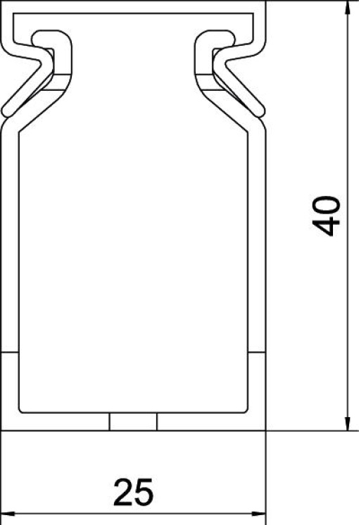 Calha de cablagem livre de halogéneo Policarbonatoacrilonitrila-butadieno-estireno cinzento claro RAL 7035