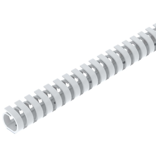 Calha de cablagem VF flex 20mm fita adesiva 9010 Polipropileno branco puro RAL 9010