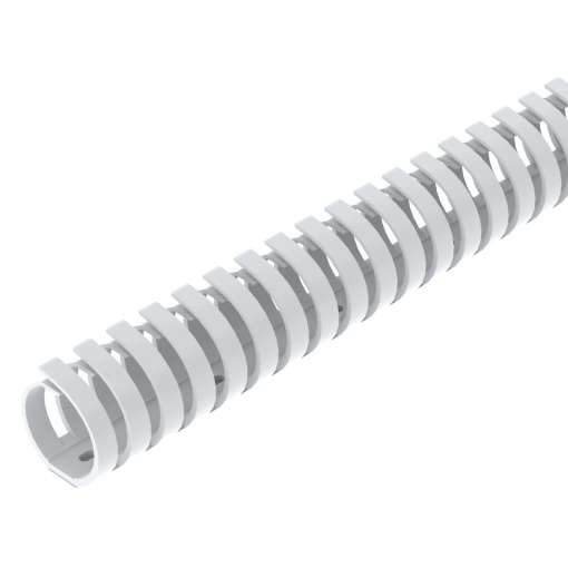 Slotted cable trunking system VF flex 30 mm adh. 9010 Polipropileno branco puro RAL 9010