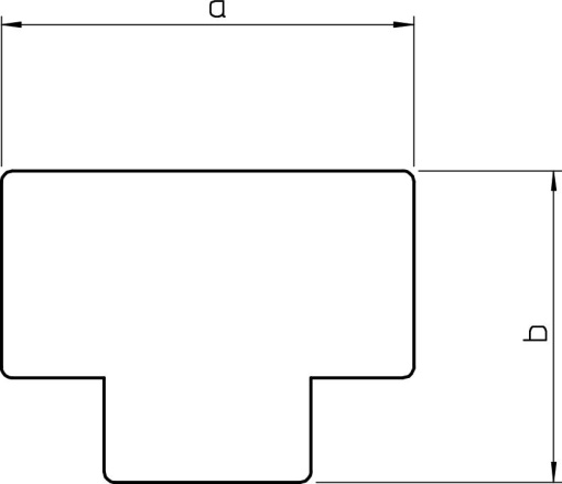 Derivação em T 10x30mm Policloreto de vinilo branco puro RAL 9010