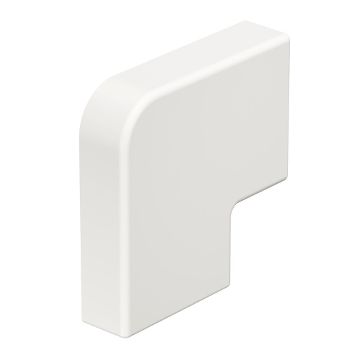 Ângulo plano 10x30mm Policloreto de vinilo branco puro RAL 9010