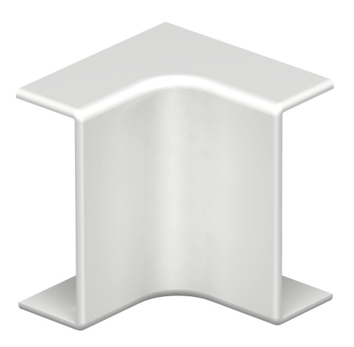 Ângulo interno 10x30mm Policloreto de vinilo branco puro RAL 9010