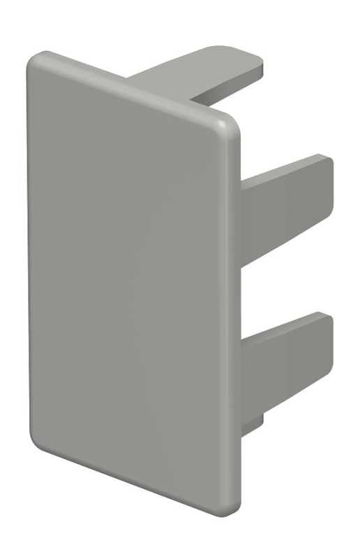 Topo 25x40mm Policloreto de vinilo cinzento pedra RAL 7030