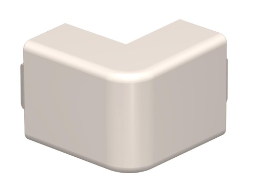 Ângulo externo 15x30mm Policloreto de vinilo branco puro RAL 9010