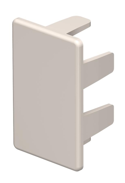 Topo 25x40mm Policloreto de vinilo branco puro RAL 9010