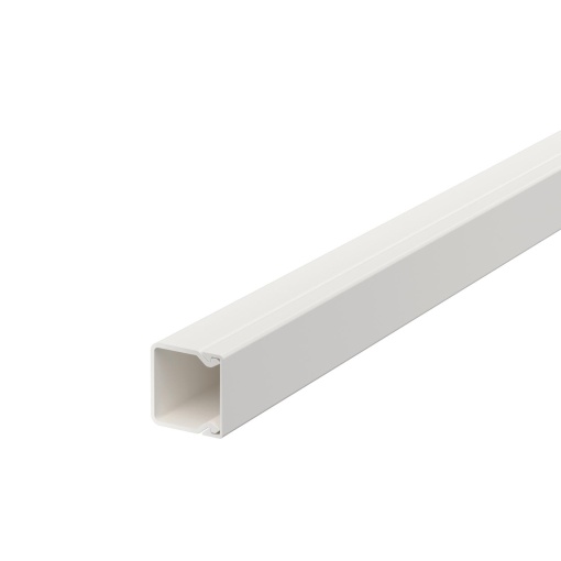Calha livre de halogéneo 20x20x2000 Policarbonatoacrilonitrila-butadieno-estireno branco puro RAL 9010