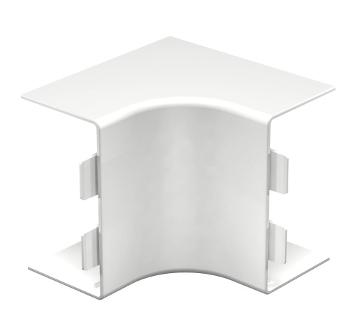 Ângulo interno livre de halogéneo 60x110mm Policarbonatoacrilonitrila-butadieno-estireno branco puro RAL 9010