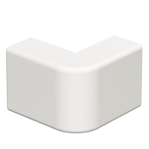 Ângulo externo livre de halogéneo 10x20mm Policarbonatoacrilonitrila-butadieno-estireno branco puro RAL 9010