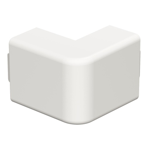 Ângulo externo livre de halogéneo 15x30mm Policarbonatoacrilonitrila-butadieno-estireno branco puro RAL 9010