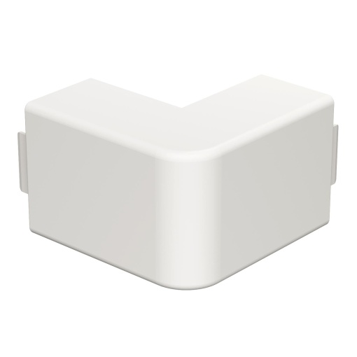 Ângulo externo livre de halogéneo 40x60mm Policarbonatoacrilonitrila-butadieno-estireno branco puro RAL 9010