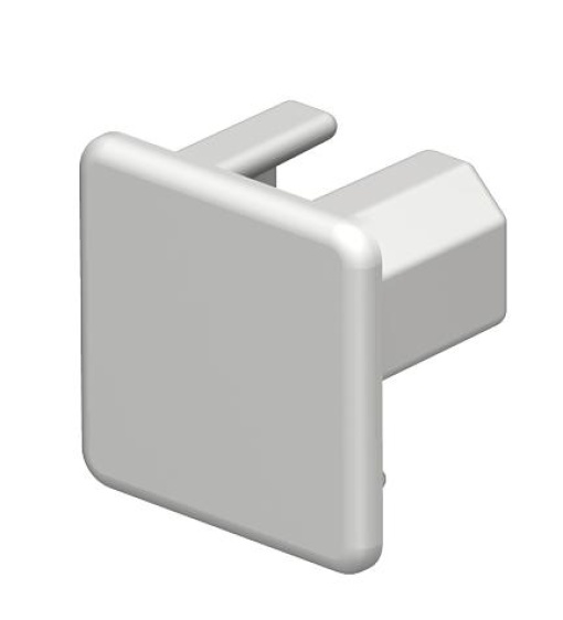 Topo livre de halogéneo 20x20mm Policarbonatoacrilonitrila-butadieno-estireno cinzento claro RAL 7035