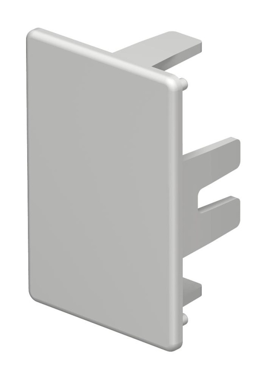 Topo livre de halogéneo 30x45mm Policarbonatoacrilonitrila-butadieno-estireno cinzento claro RAL 7035