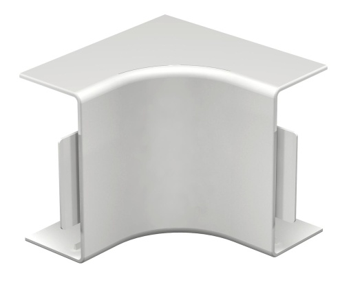 Ângulo interno 40x90mm Policloreto de vinilo branco puro RAL 9010