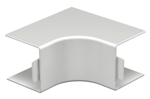 Ângulo interno 60x60mm Policloreto de vinilo branco puro RAL 9010