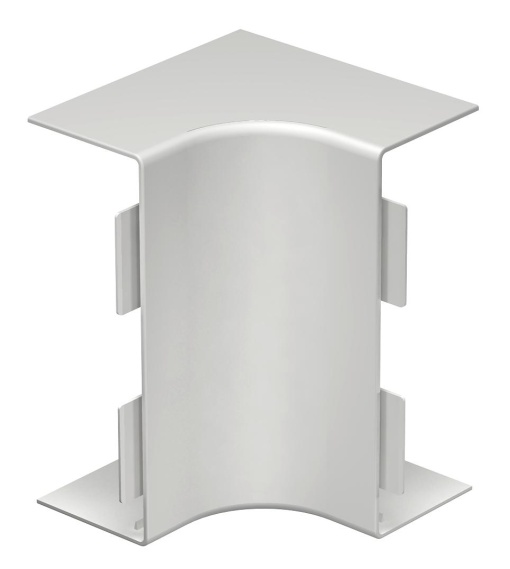 Ângulo interno 60x170mm Policloreto de vinilo branco puro RAL 9010