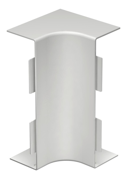 Ângulo interno 60x230mm Policloreto de vinilo branco puro RAL 9010