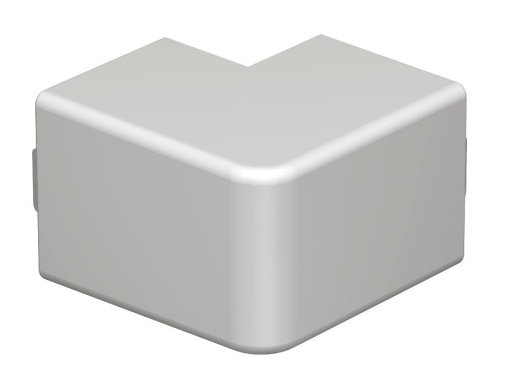Ângulo externo 40x40mm Policloreto de vinilo branco puro RAL 9010
