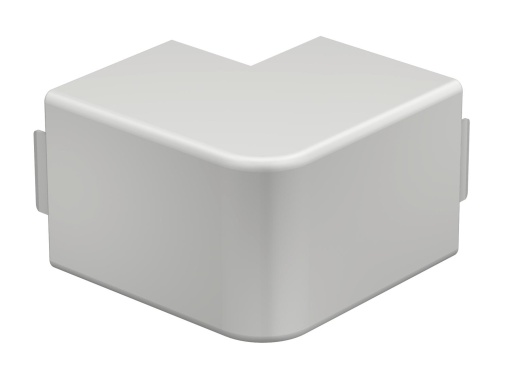 Ângulo externo 60x60mm Policloreto de vinilo branco puro RAL 9010