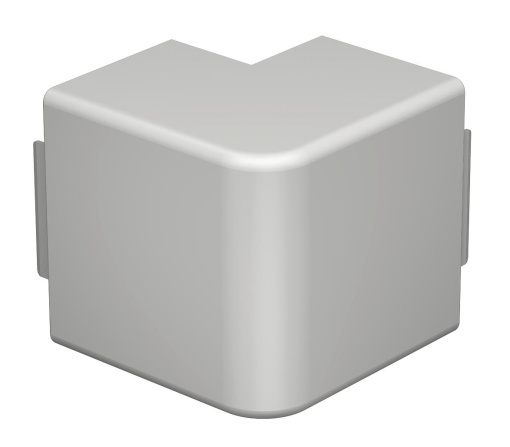 Ângulo externo 60x90mm Policloreto de vinilo branco puro RAL 9010