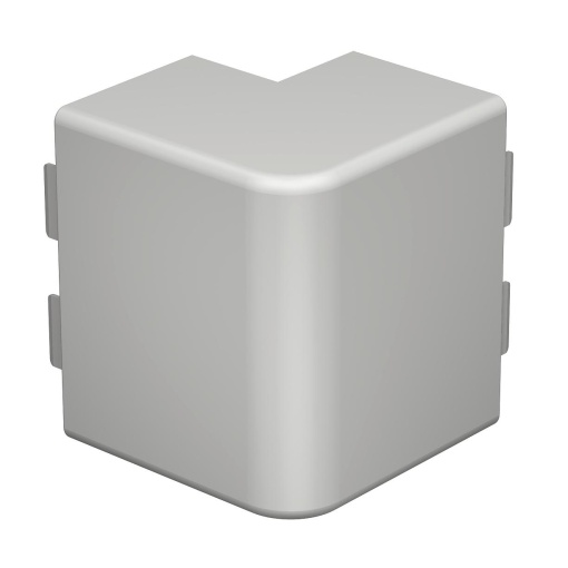 Ângulo externo 60x110mm Policloreto de vinilo branco puro RAL 9010