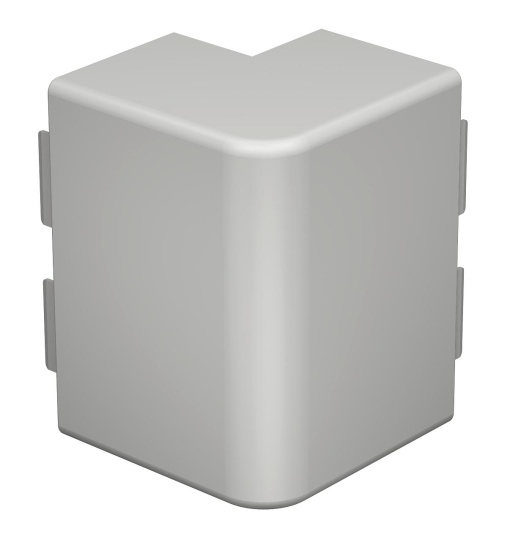 Ângulo externo 60x130mm Policloreto de vinilo cinzento claro RAL 7035
