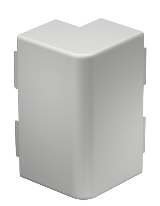 Ângulo externo 60x170mm Policloreto de vinilo branco puro RAL 9010