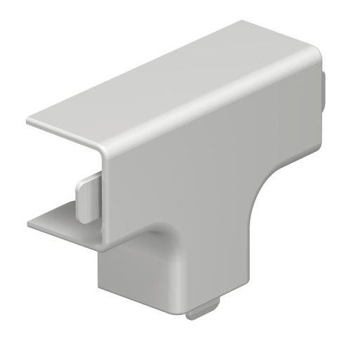 Derivação em T 20x20mm Policloreto de vinilo cinzento claro RAL 7035
