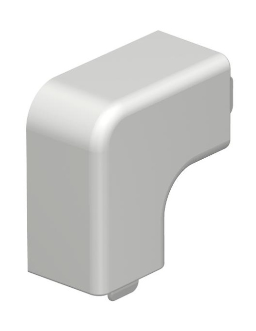 Ângulo plano 20x20mm Policloreto de vinilo cinzento claro RAL 7035