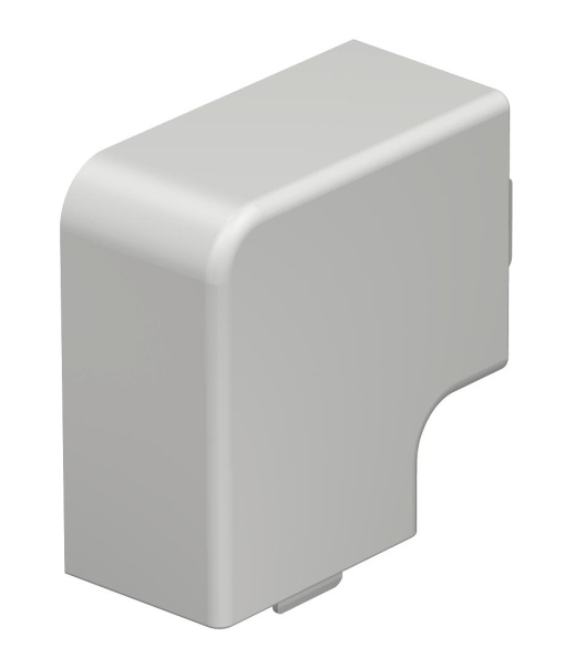 Ângulo plano 30x45mm Policloreto de vinilo branco puro RAL 9010