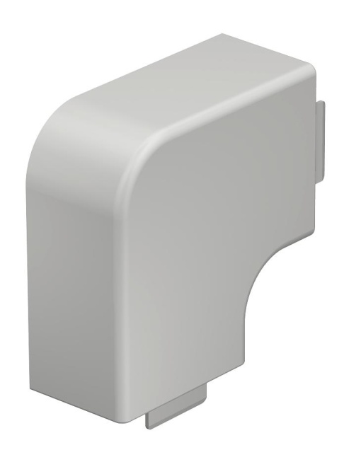 Ângulo plano 40x60mm Policloreto de vinilo branco puro RAL 9010
