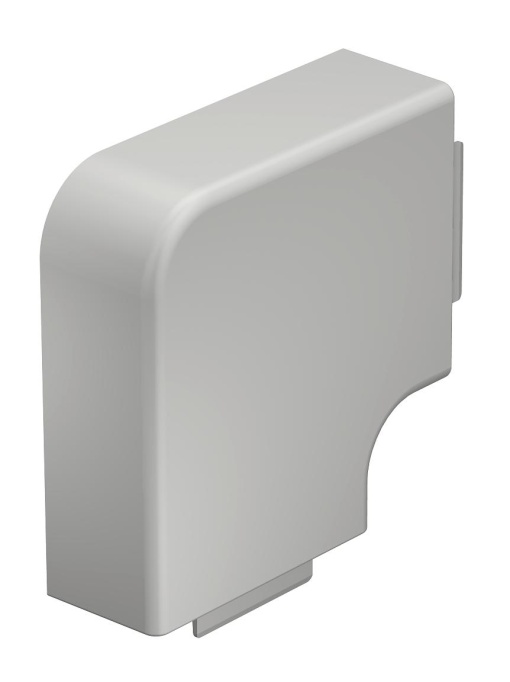 Ângulo plano 40x90mm Policloreto de vinilo branco puro RAL 9010