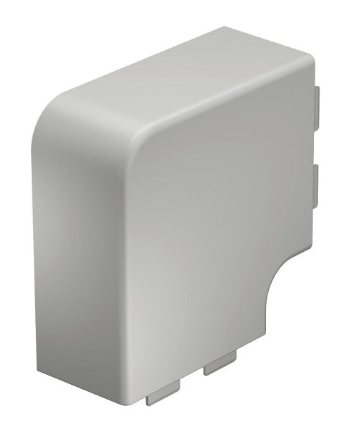 Ângulo plano 60x110mm Policloreto de vinilo branco puro RAL 9010