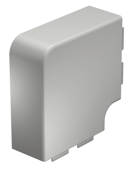 Ângulo plano 60x130mm Policloreto de vinilo branco puro RAL 9010