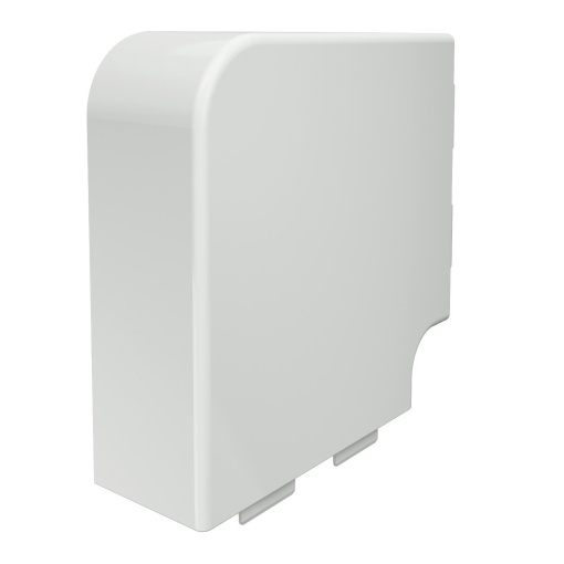Ângulo plano 60x150mm Policloreto de vinilo branco puro RAL 9010