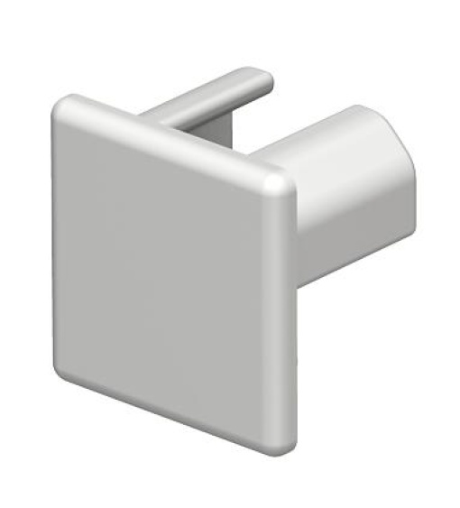 Topo 15x15mm Policloreto de vinilo branco puro RAL 9010