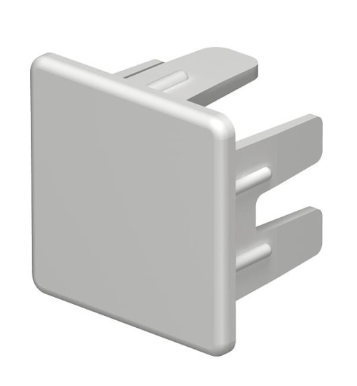 Topo 25x25mm Policloreto de vinilo branco puro RAL 9010