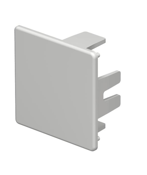 Topo 40x40mm Policloreto de vinilo branco puro RAL 9010