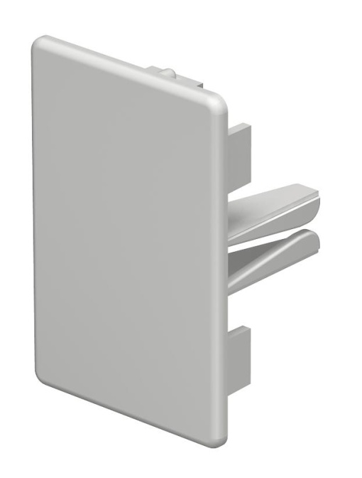 Topo 40x60mm Policloreto de vinilo branco puro RAL 9010