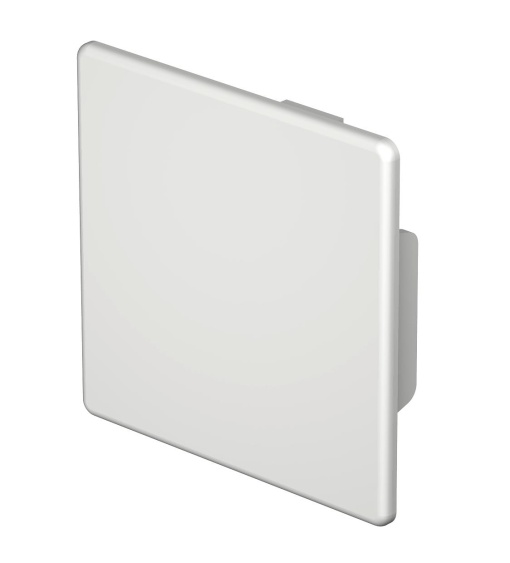 Topo 60x60mm Policloreto de vinilo cinzento claro RAL 7035