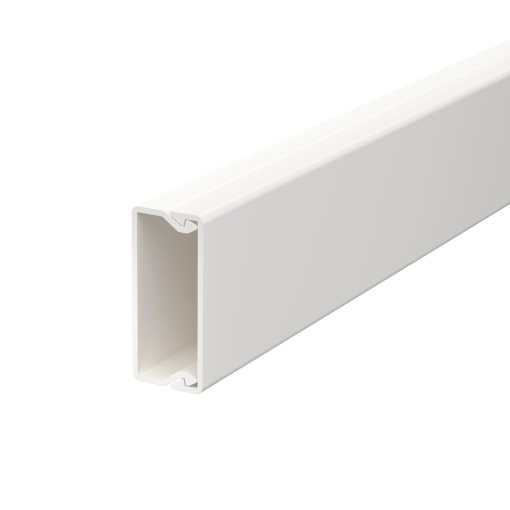 Calha com base perfurada 15x40x2000 Policloreto de vinilo branco puro RAL 9010