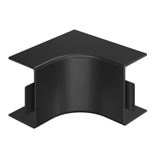 Internal corner cover 40x60 Policloreto de vinilo preto RAL 9005