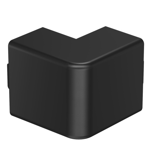 External corner hood 25x40 Policloreto de vinilo preto RAL 9005